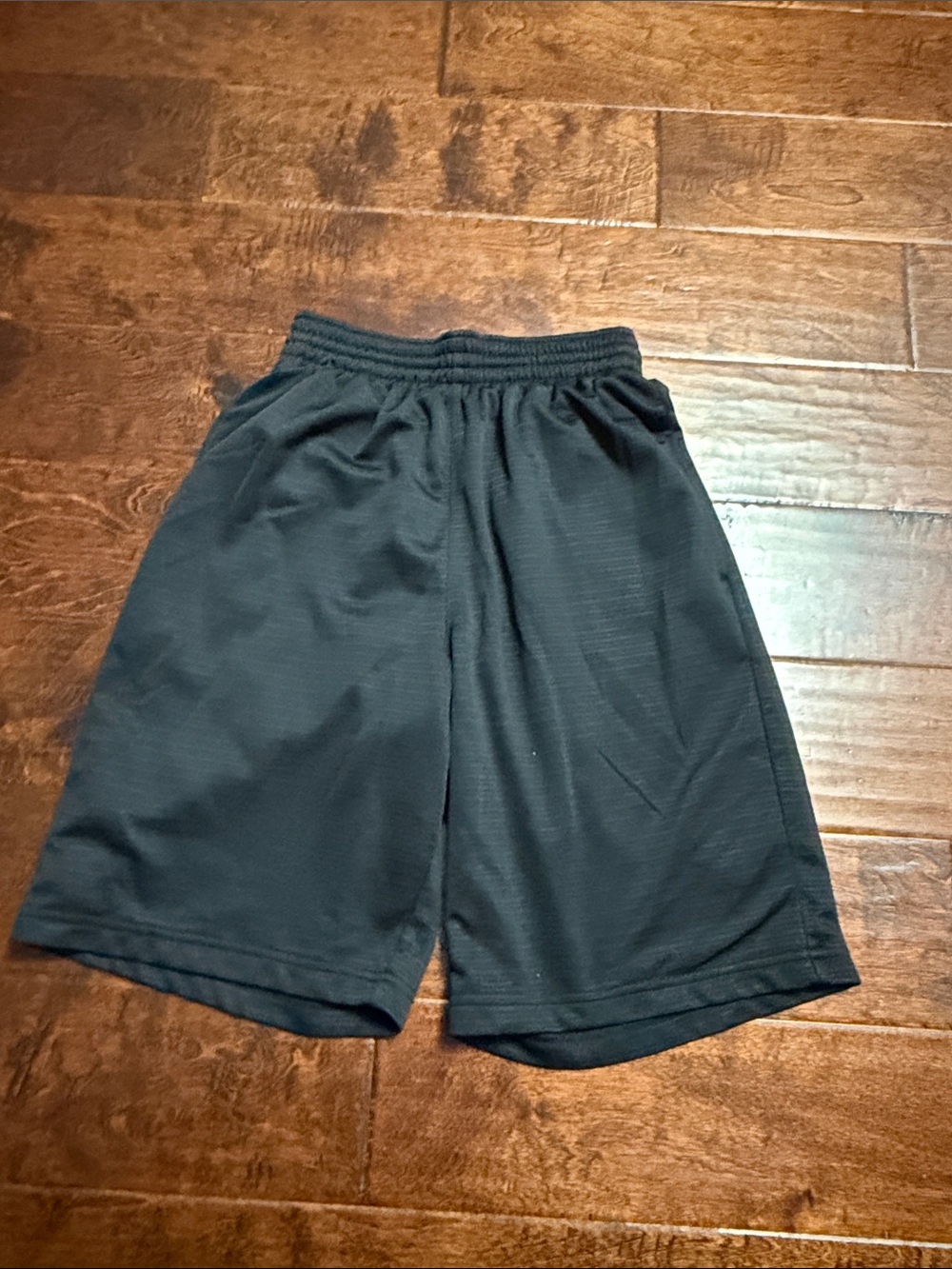bcg Black Athletic Shorts with Logo Detail